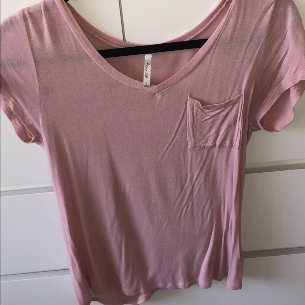 Pink Active USA Top